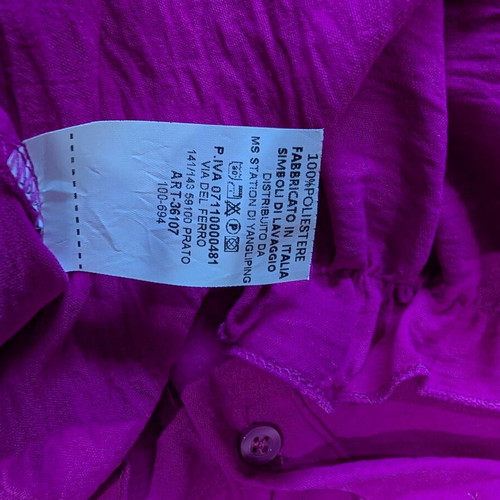 Set of 2 blouses one size fuchsia and pink with ruffles and lace new