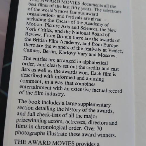 The Award Movies by Roy Pickard used, complete guide from A to Z