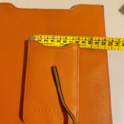 Carré Royal tablet case new leather orange