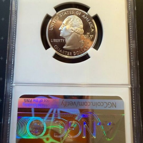 USA 2007-S Wyoming Silver Quarter NGC PF69 Ultra Cameo