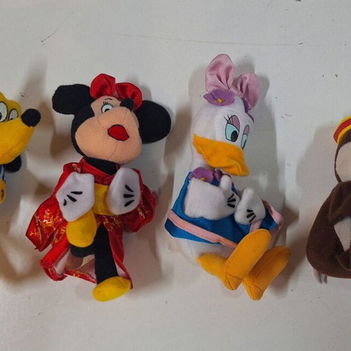 Disney plush toys like new, set of 4 figures