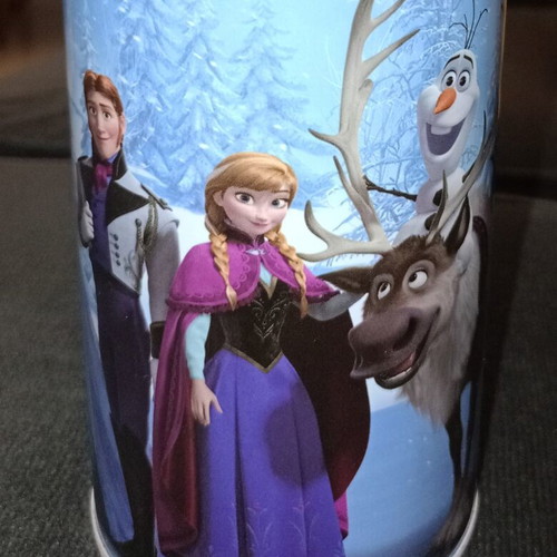 Disney Frozen Metal Piggy Bank like new