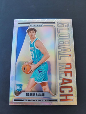 2024-25 Panini Prizm Global Reach Tidjane Salaun Silver Prizm RC card like new