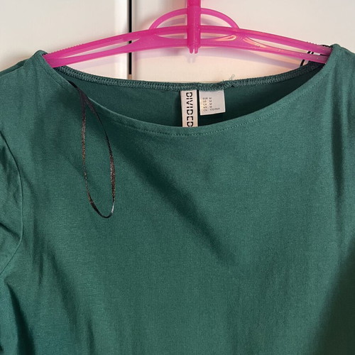 H&M Divided green long-sleeve dress size M like new