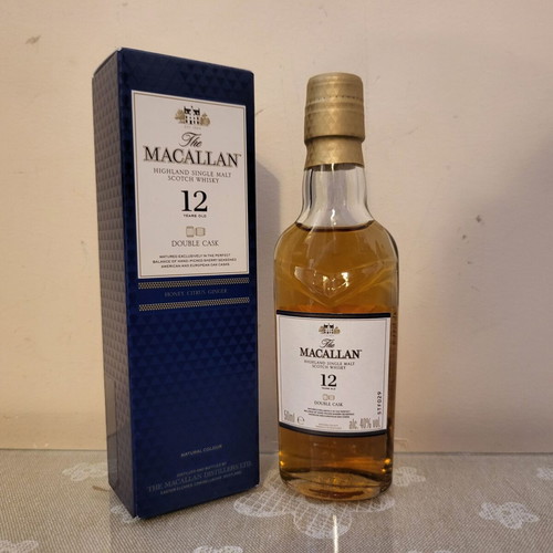 Macallan 12yo Double Cask whisky miniature new