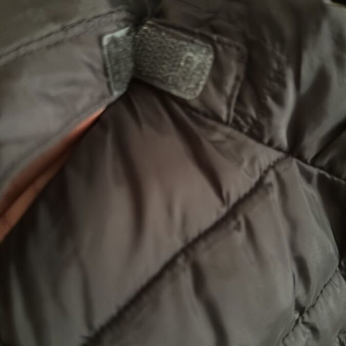H&M kids black puffer jacket with detachable hood like new