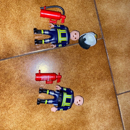 Playmobil firefighters set like new