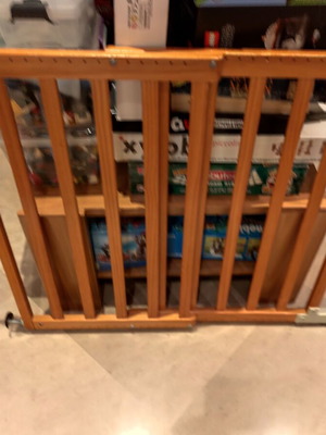 Wooden stair safety gates for children like new, set of two