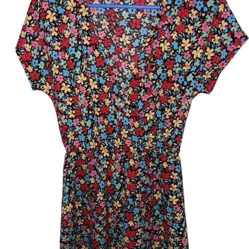 Stradivarius multicolor floral romper