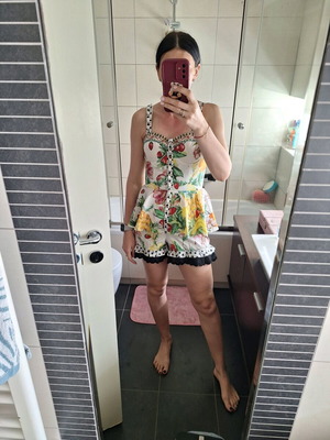 Camilla dress-shorts like new, one size S-M, multicolor