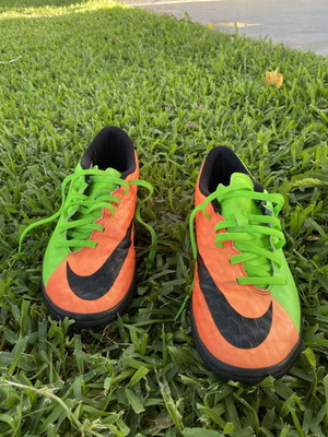 Football shoes used, Adidas size 38 2/3 and Nike size 40
