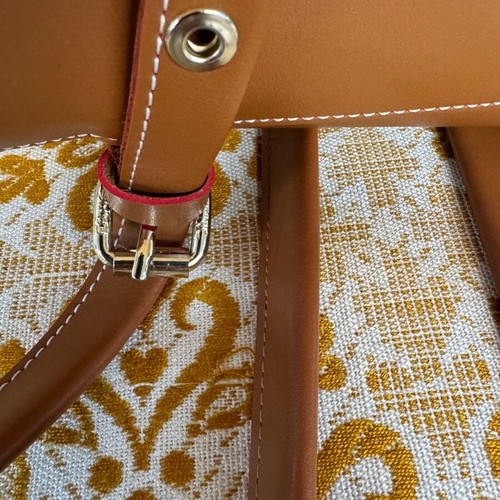 FRNC backpack tan like new handmade