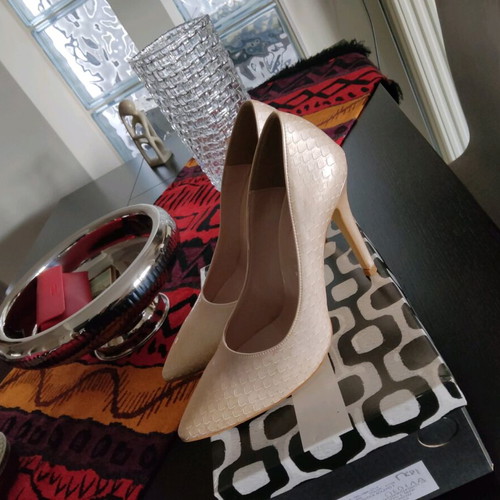Adam's shoes pumps 10 cm heel like new, size 38, beige
