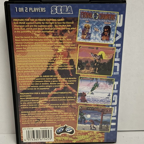 Eternal Champions Special Collector’s Edition SEGA Mega Drive game
