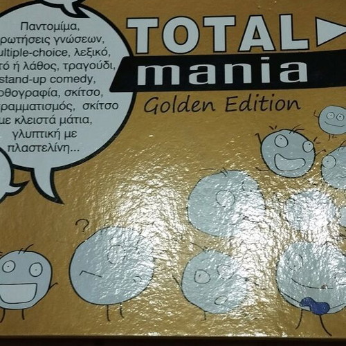 Total Mania Golden Edition board game used