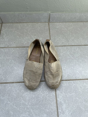 Toms espadrilles used, cream, size 38