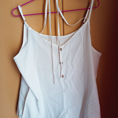 Top white, size XL, like new