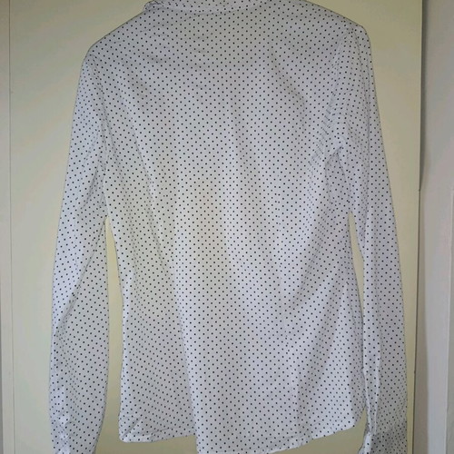 Polka Dot Shirt Medium Like New, Black and White