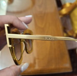 Tod's sunglasses new, gold color
