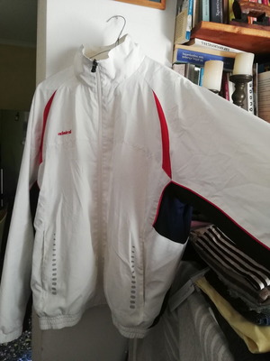 Admiral white sports jacket like new, medium size