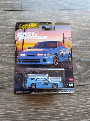 Hot Wheels Premium Custom Acura Integra Sedan GSR JDJ13 new