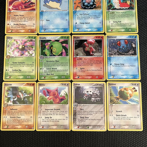 Ex Legend Maker lot of 12 Pokemon vintage cards