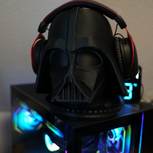 3D Printed Darth Vader Headphone Stand new, Star Wars holder