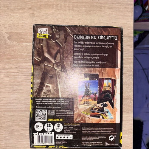 Crime Scene “Luxor” board game like new, difficulty 4/5