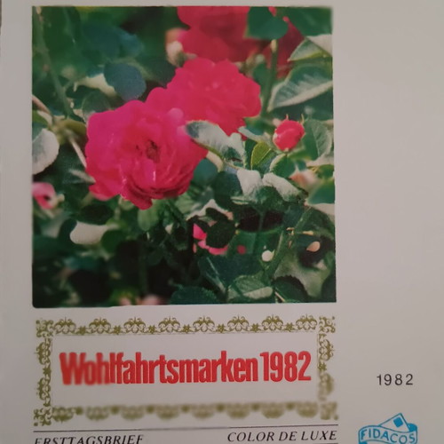Set of 4 first day cover envelopes Germany stamps 14-10-1982 new