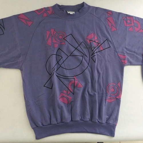 Vintage Reebok sweatshirt size M oversized as new, pink-purple