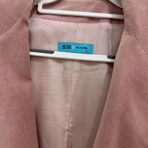 BSB pink velour jacket Large like new