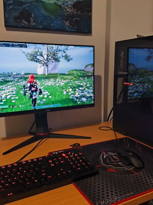 Gaming PC Set with Intel i5-10400F, Sapphire RX 5700, AOC 144Hz Monitor