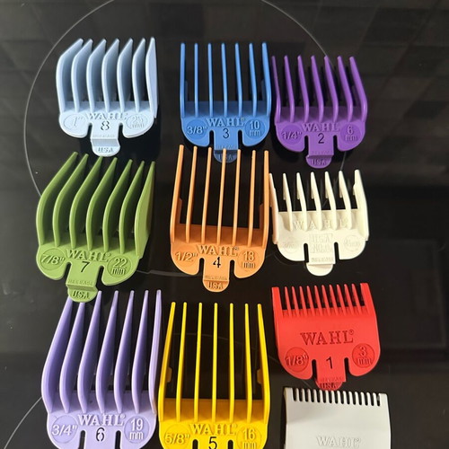 Wall hair clipper with accessories and leather case, new