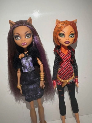Κούκλες Toralei G1 και G1 Clawdeen μεταχειρισμένες
