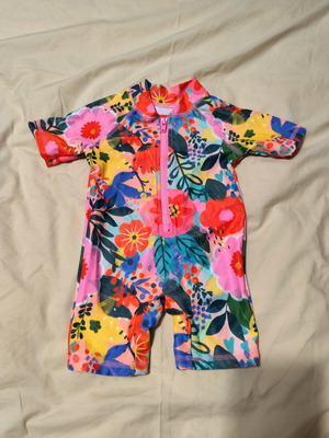 Baby swimsuit with SUV protection up to 6 months like new