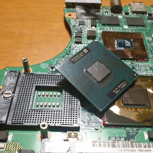 Sony Vaio laptop motherboard with processor and cards