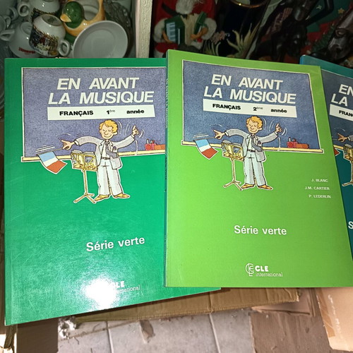 En Avant La Musique series 1,2,3 French learning books new