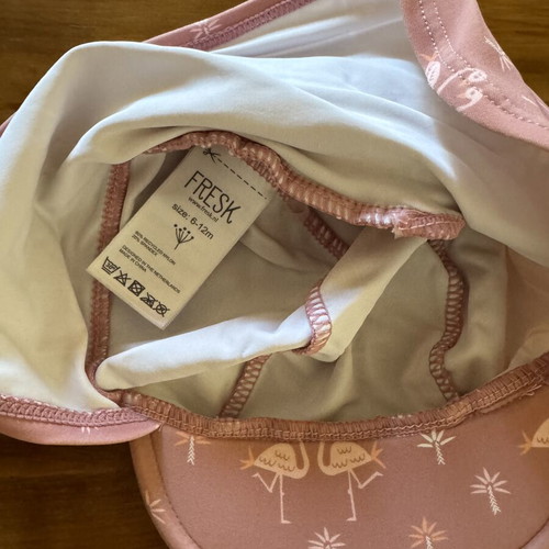 FRESK Flamingo Baby Sun Protection Hat 6-12m used