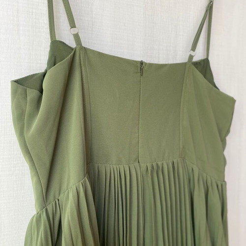 Green dress new size XL with adjustable straps