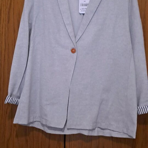 Gray summer jacket new, size XL
