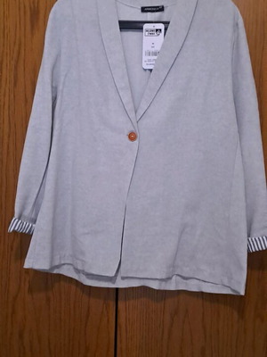 Γκρι σακάκι καλοκαιρινό καινούργιο, μέγεθος XL