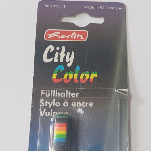 Herlitz City Color fountain pen from West Germany new