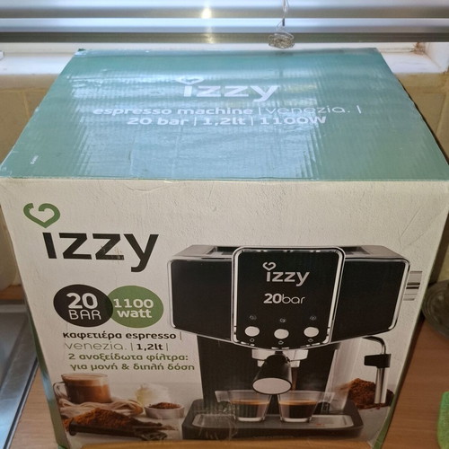 Izzy Venezia IZ-6001 Espresso Machine 1100W 20bar Pressure