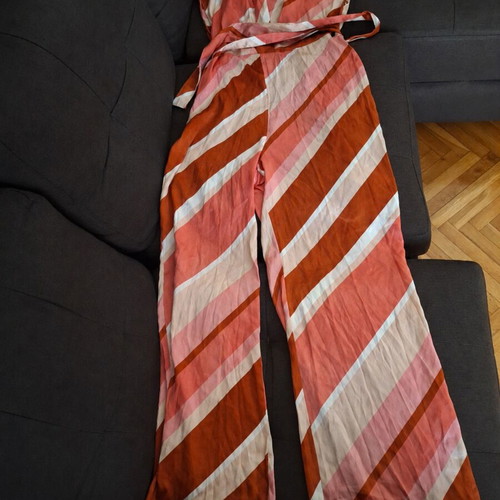 Mng jumpsuit new with tags, XL, pink and brown