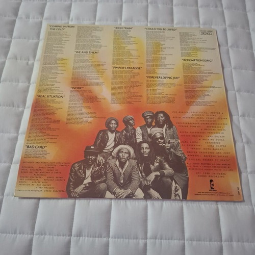 Bob Marley and the Wailers Uprising original vinyl like new