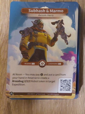 Altered TCG Axiom pre-made deck 40 cards glossy like new