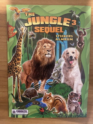 Carouzel Jungle 3 Sticker Album like new