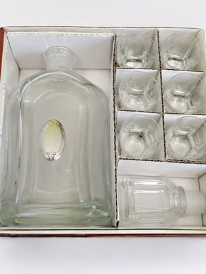 Bormioli Rocco Capitol vintage liqueur set 7 pcs with original box