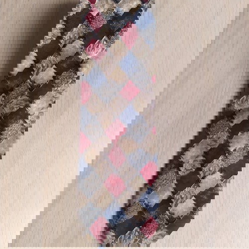 Мъжка копринена вратовръзка Gino Rossini като нова многоцветна