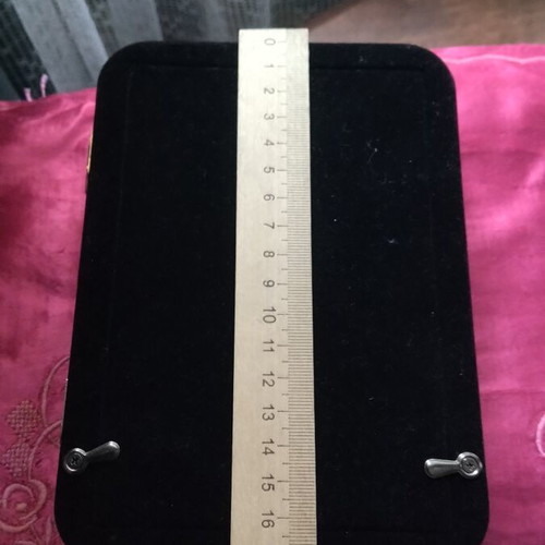 Photo frame and clock set like new with folding design